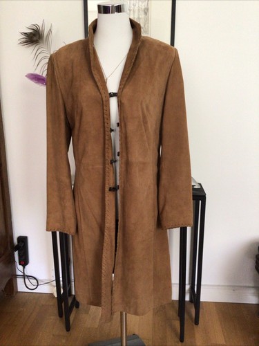 Schicker wildledermantel - schicker, wildledermantel,38