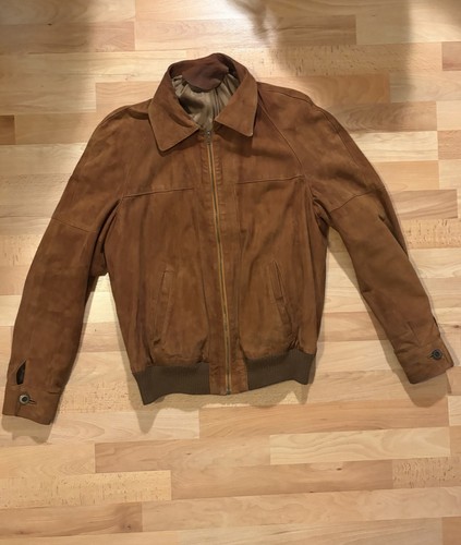 Vintage suede wildlederjacke - suede,