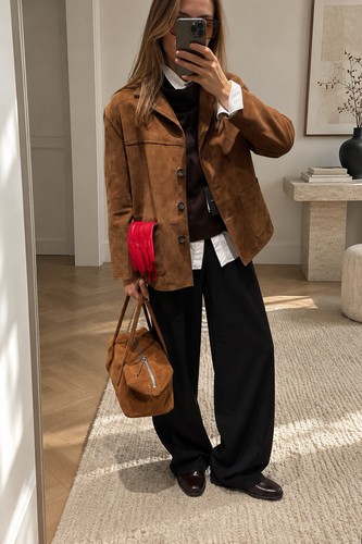 Massimo dutti veloursleder - massimo,