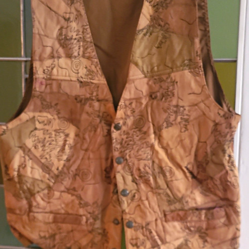 Wildleder weste cognac - weste,