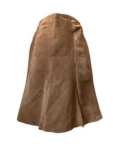 Echtleder wildleder rock - h&m,