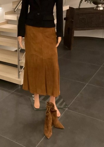 Stiefelette aus wildleder - wildleder, gr