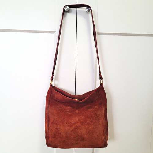 Wildleder hobo schultertasche - wildleder,