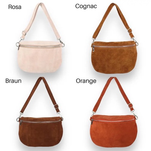 Wildleder crossbody bag - crossbody,