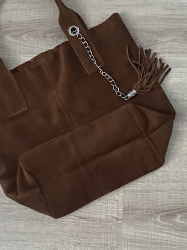 Shopper tasche wildleder made - tasche,